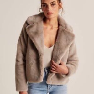 Abercrombie and Fitch Faux Fur Jacket - New with Tag